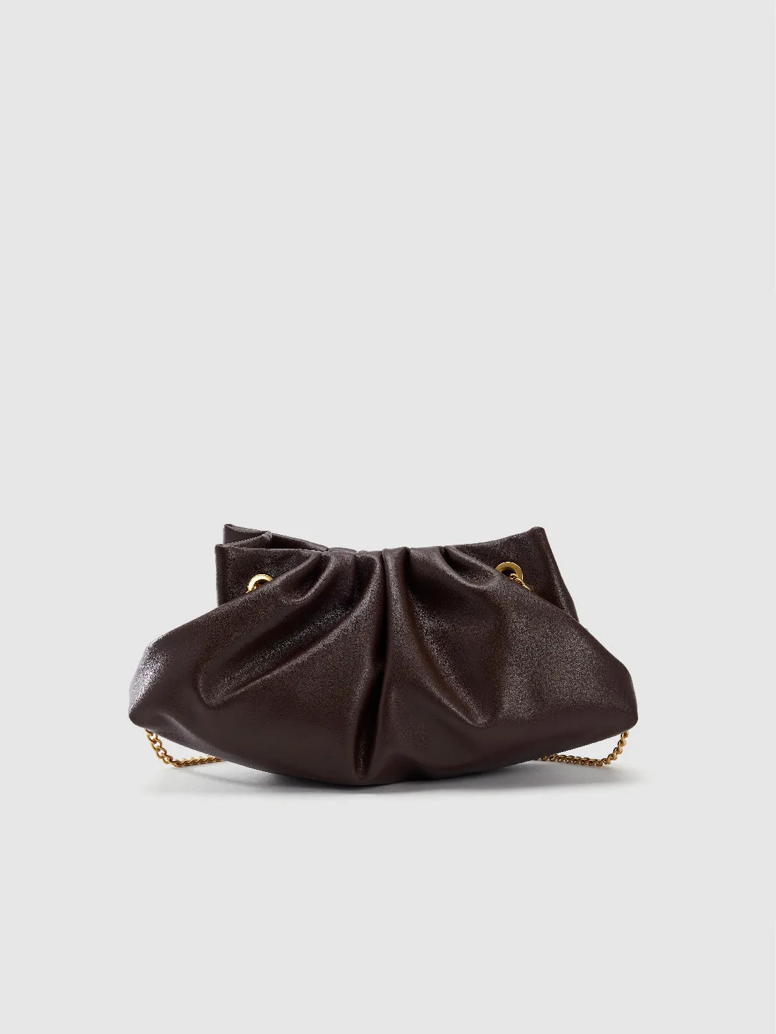 Ruched Chained Vegan Leather Shoulder Bag sold by Urban Revivo product image thumbnail 4