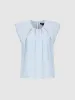 Crew Neck Sleeveless Blouse sold by Urban Revivo