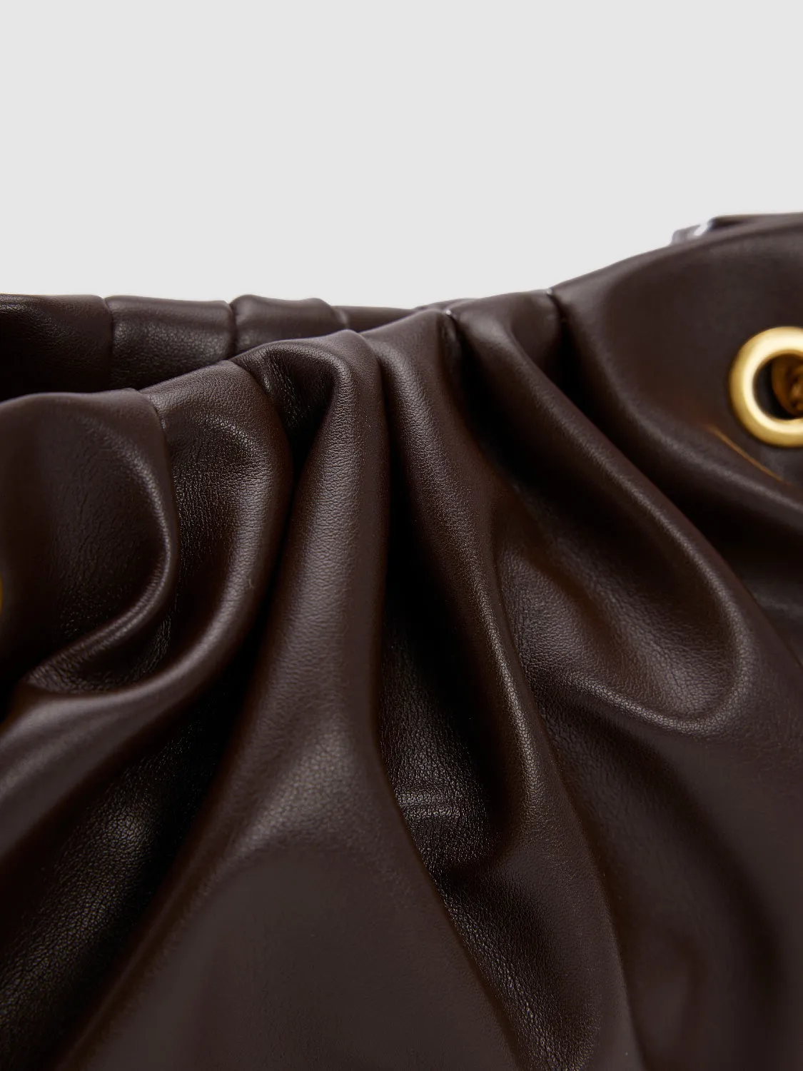 Ruched Chained Vegan Leather Shoulder Bag sold by Urban Revivo product image thumbnail 5