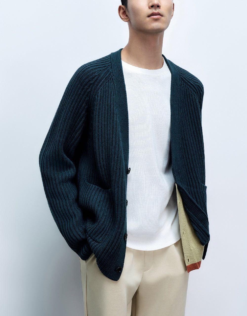 Knitted Cardigan With Pockets sold by Urban Revivo product image thumbnail 2