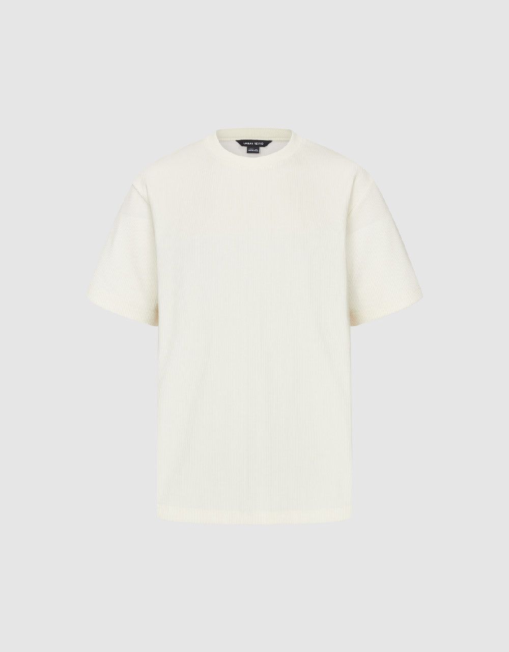 Standard Sleeve Crew Neck T-Shirt sold by Urban Revivo product image thumbnail 2