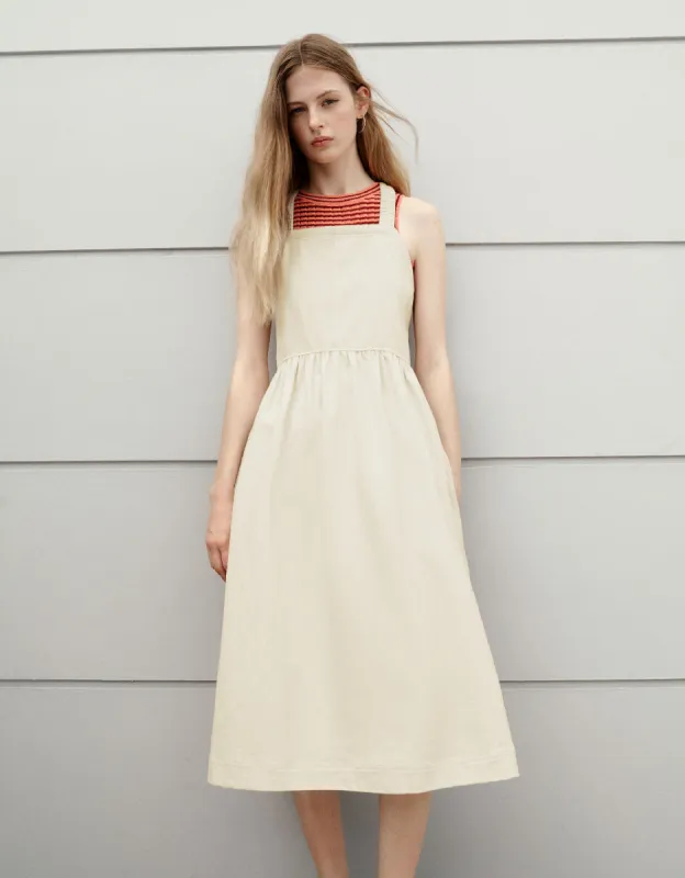 Sleeveless A-Line Dress sold by Urban Revivo