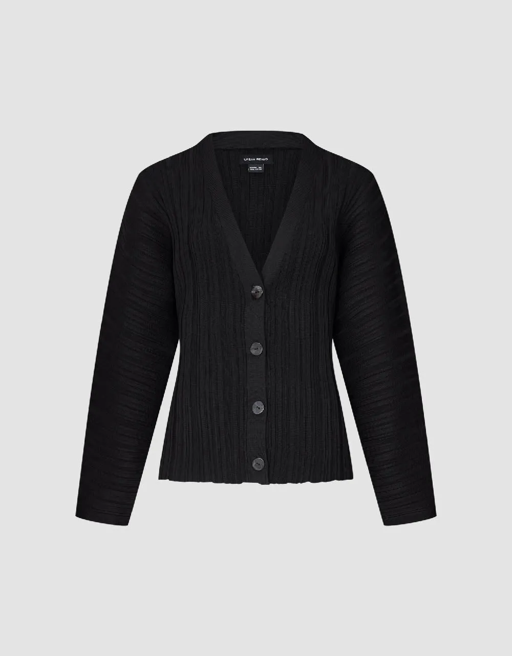 Dolman Sleeve V-Neck Knitted Cardigan sold by Urban Revivo product image thumbnail 2