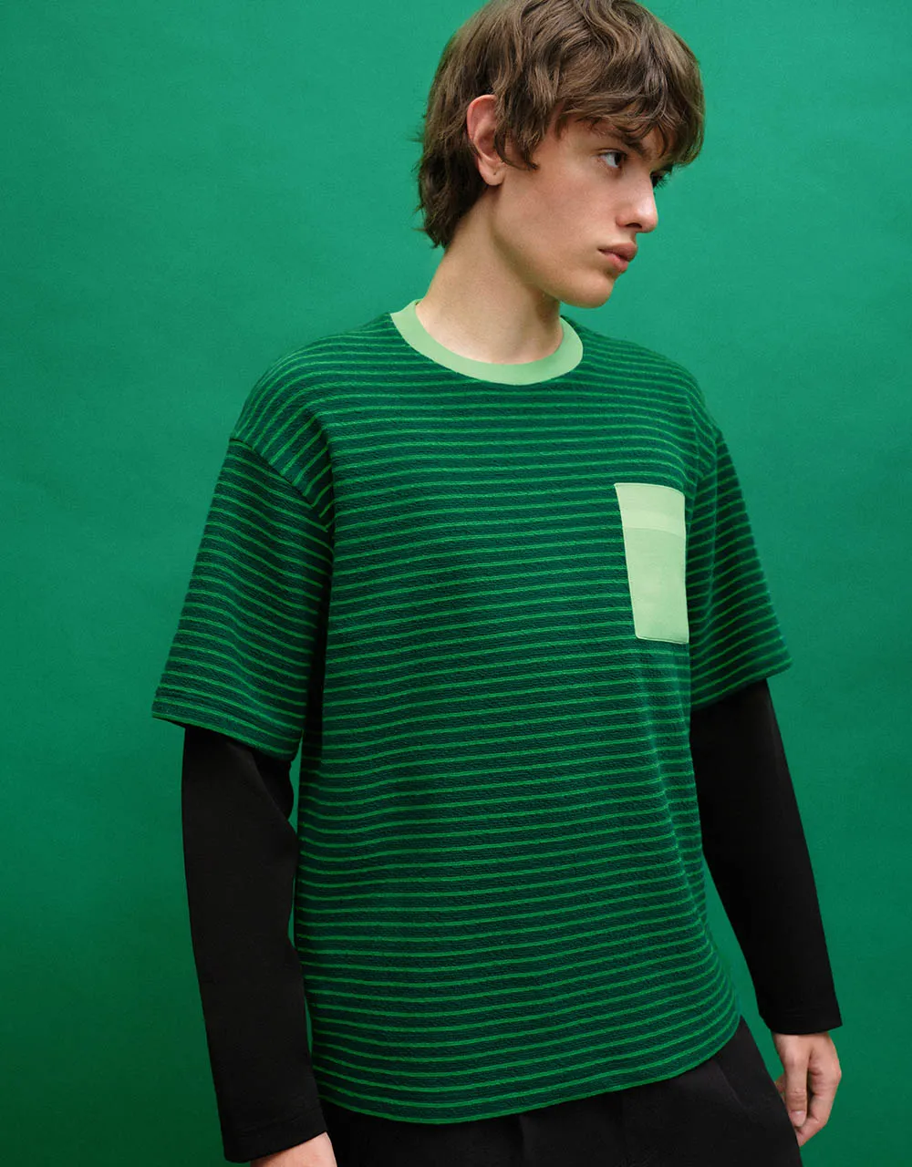 2 In 1 Crew Neck T-Shirt sold by Urban Revivo product image thumbnail 3