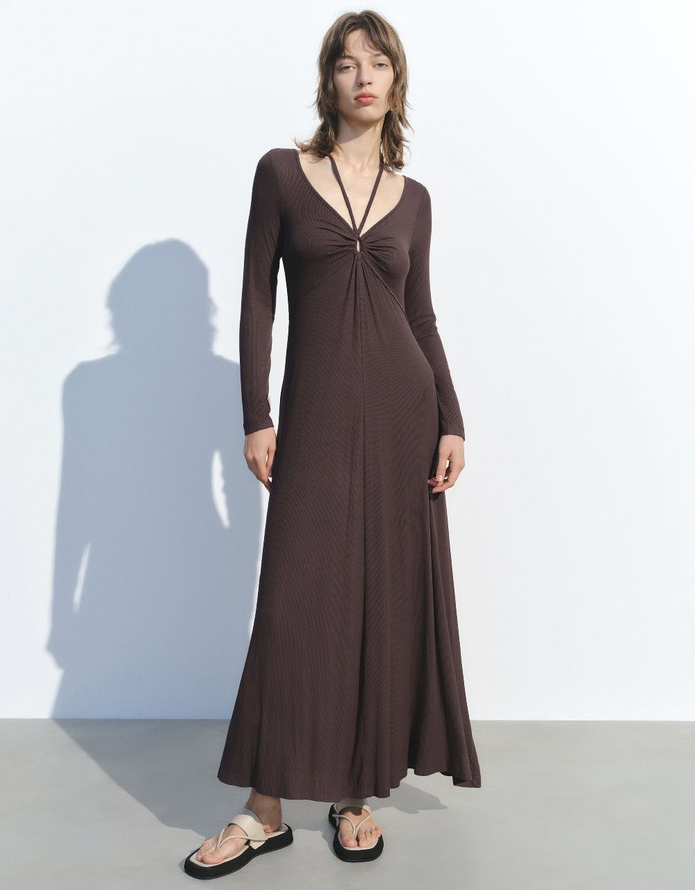 Halter Neck O-Ring Skinny Dress sold by Urban Revivo