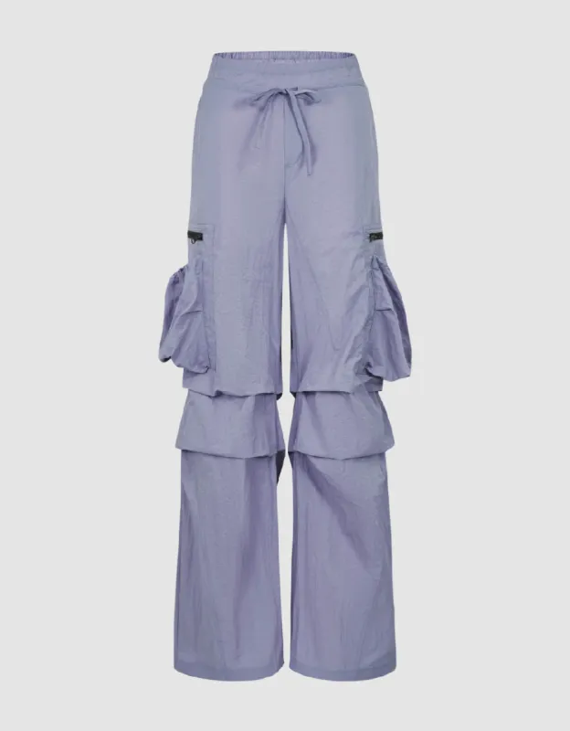 Drawstring Waist Loose Jogger Pants sold by Urban Revivo