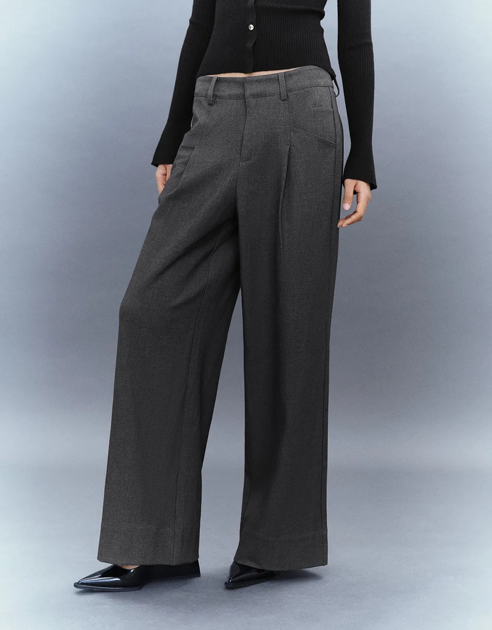 Wide-Leg Pants sold by Urban Revivo product image thumbnail 4