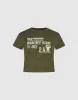 Letter Printed Crew Neck T-Shirt sold by Urban Revivo