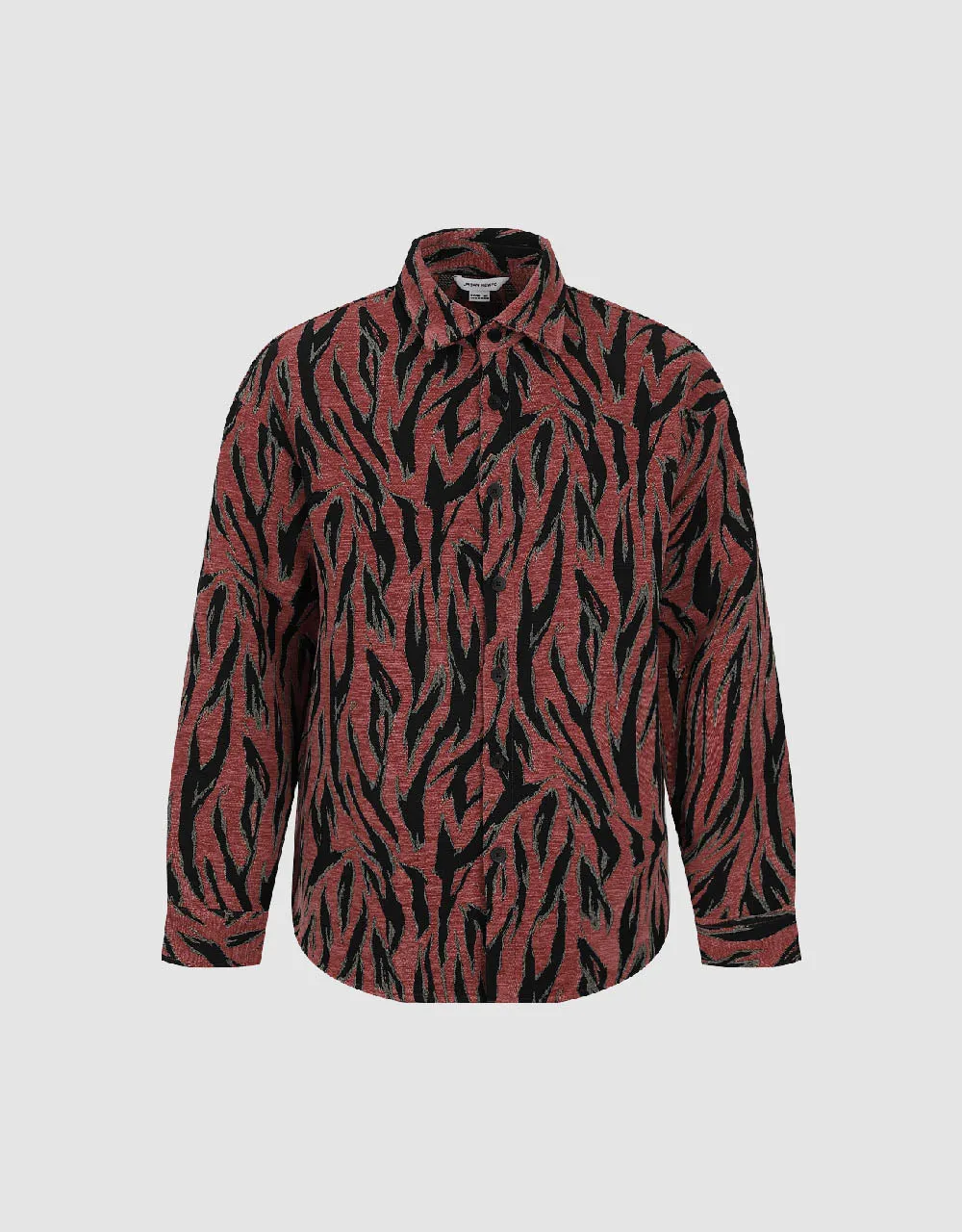 Drop Shoulder Sleeve Printed Loose Shirt sold by Urban Revivo product image thumbnail 5