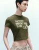 Letter Printed Crew Neck T-Shirt sold by Urban Revivo