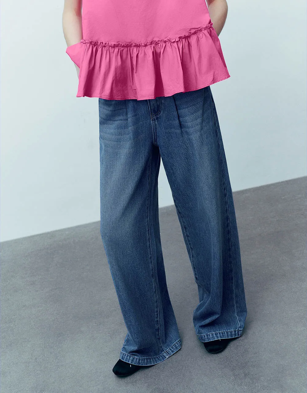 Wide-Leg Jeans sold by Urban Revivo product image thumbnail 2