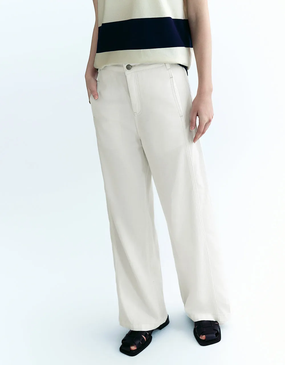 Wide-Leg Jeans sold by Urban Revivo product image thumbnail 2