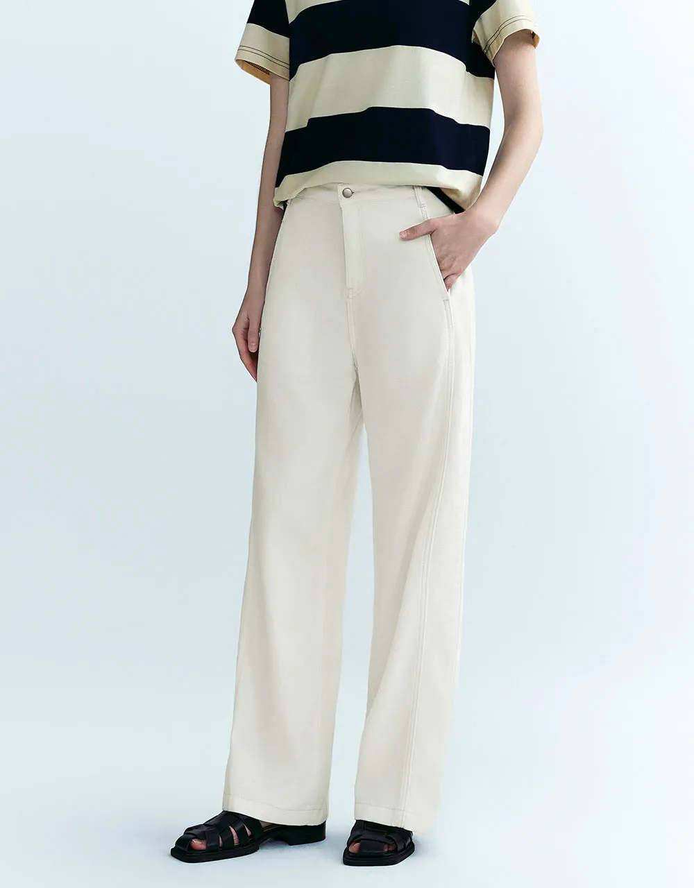 Wide-Leg Jeans sold by Urban Revivo product image thumbnail 4