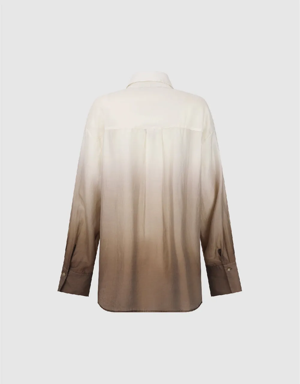 Gradient Button Up Straight Shirt sold by Urban Revivo product image thumbnail 5