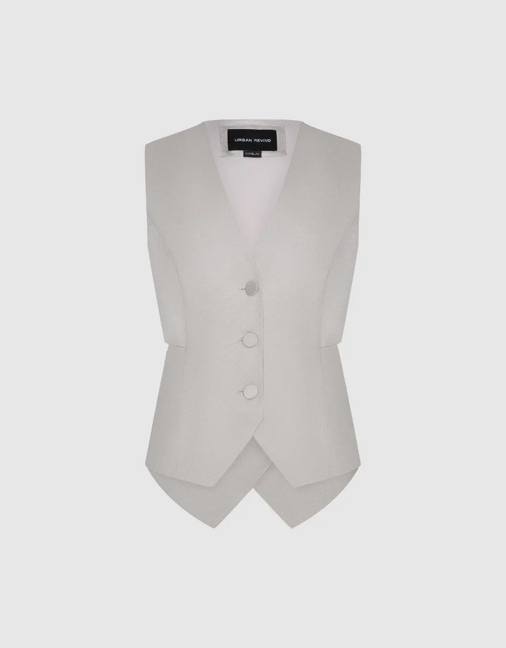 V-Neck Waistcoat sold by Urban Revivo product image thumbnail 2