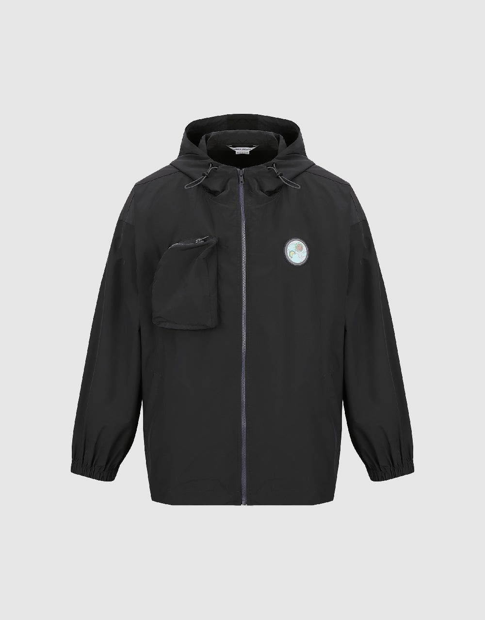 Zipper Front Hooded Jacket sold by Urban Revivo