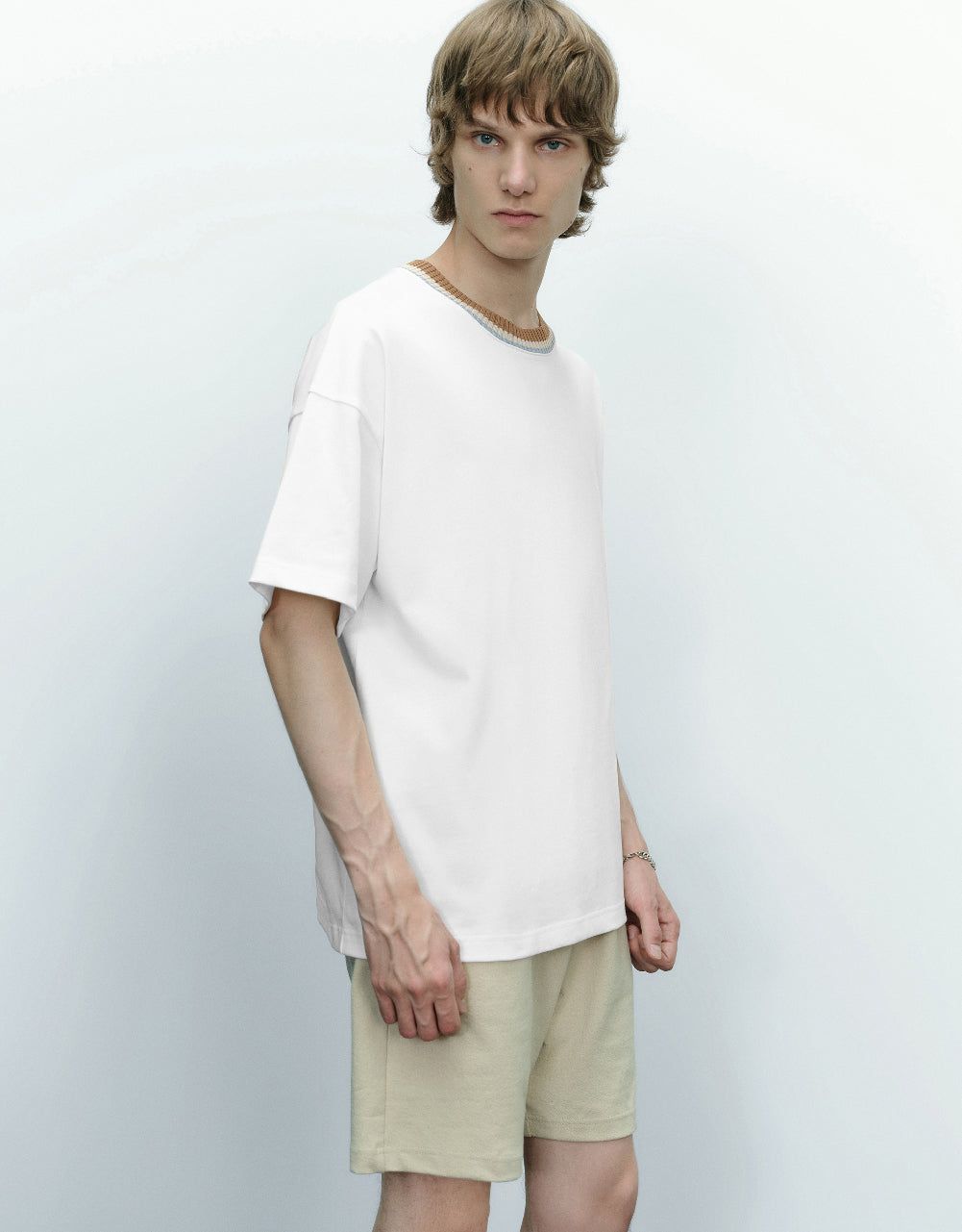 Knitted Crew Neck T-Shirt sold by Urban Revivo product image thumbnail 2
