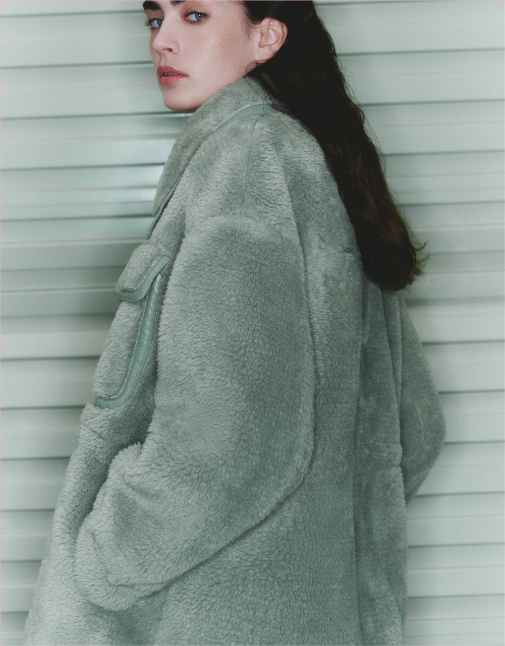 Fluffy Jacket With Drawstring Belt sold by Urban Revivo product image thumbnail 3