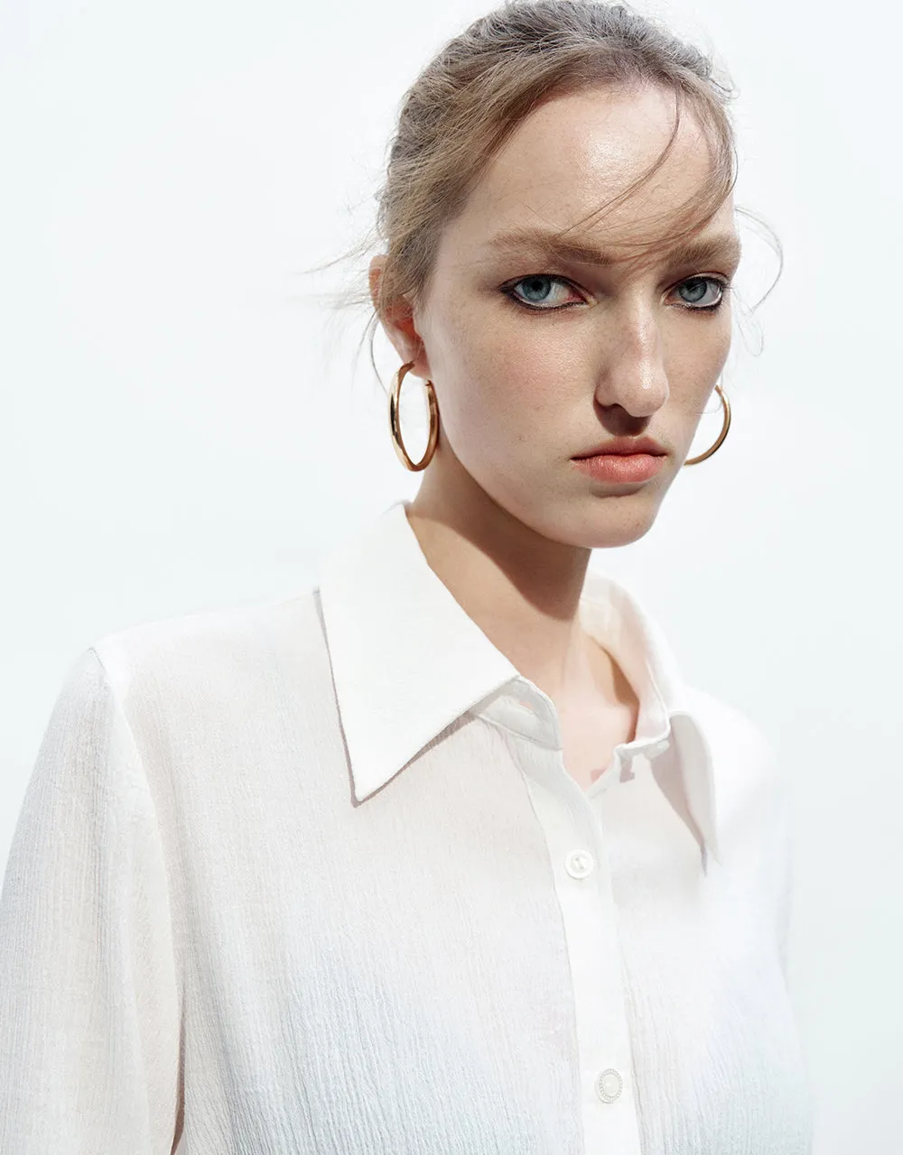 Button Up Skater Shirt sold by Urban Revivo product image thumbnail 4