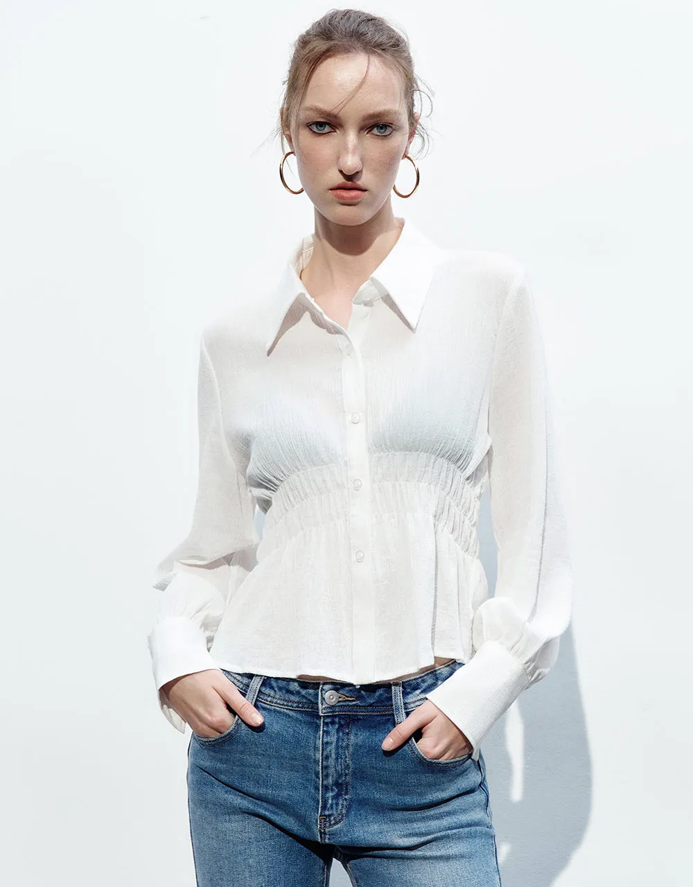 Button Up Skater Shirt sold by Urban Revivo