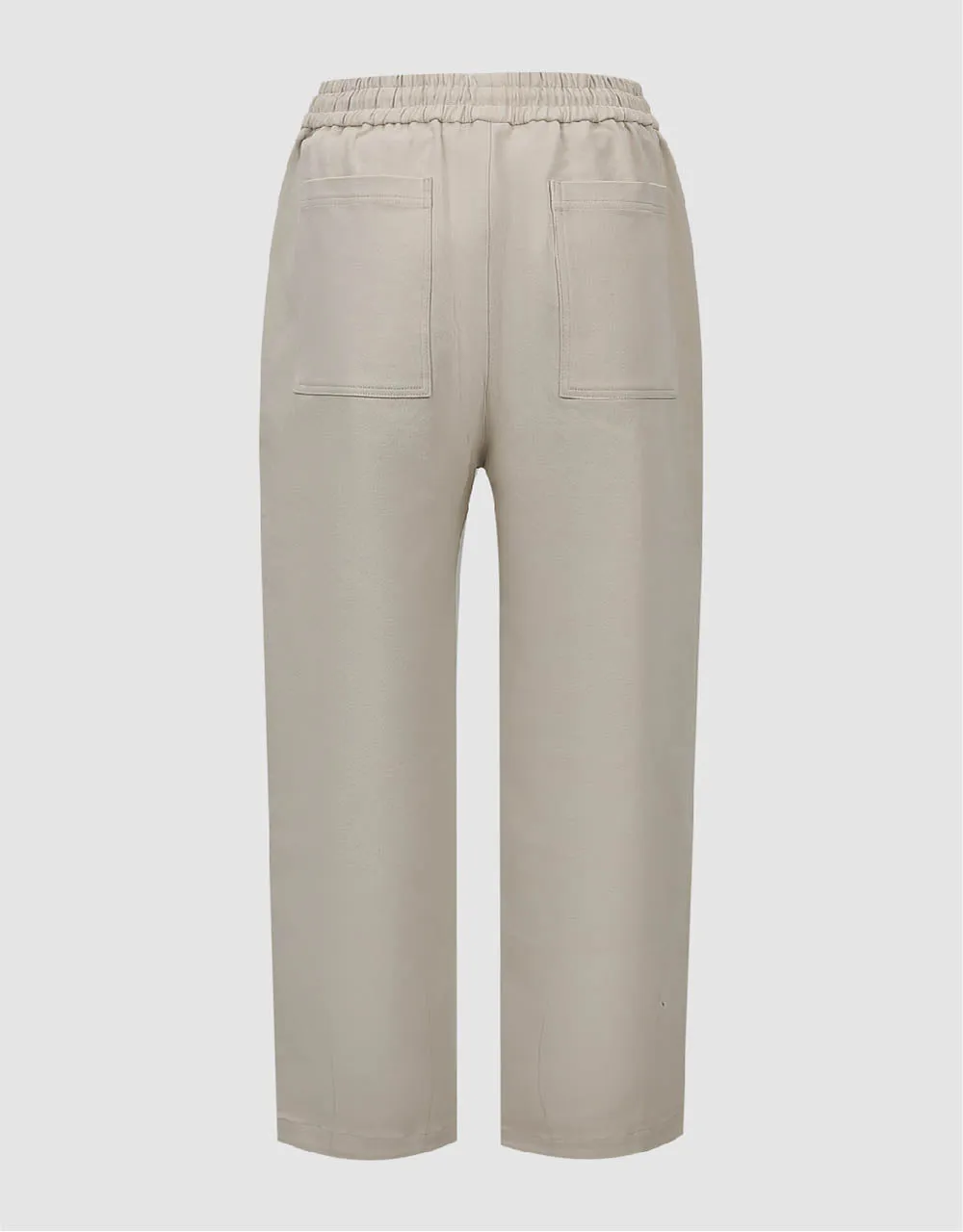 Drawstring Waist Straight Pants sold by Urban Revivo product image thumbnail 3