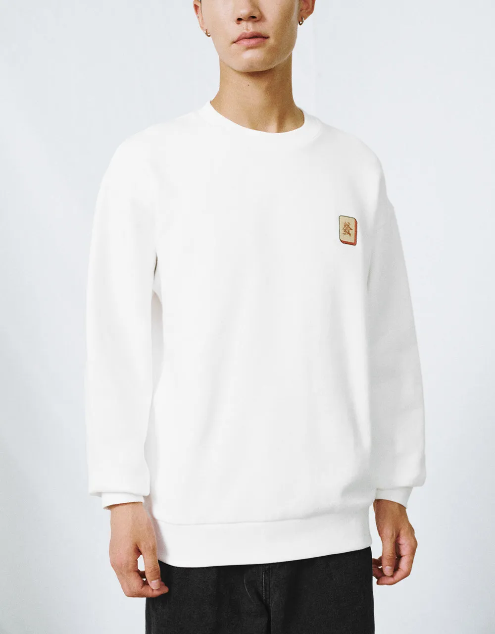 Crew Neck Loose Sweatshirt sold by Urban Revivo product image thumbnail 2