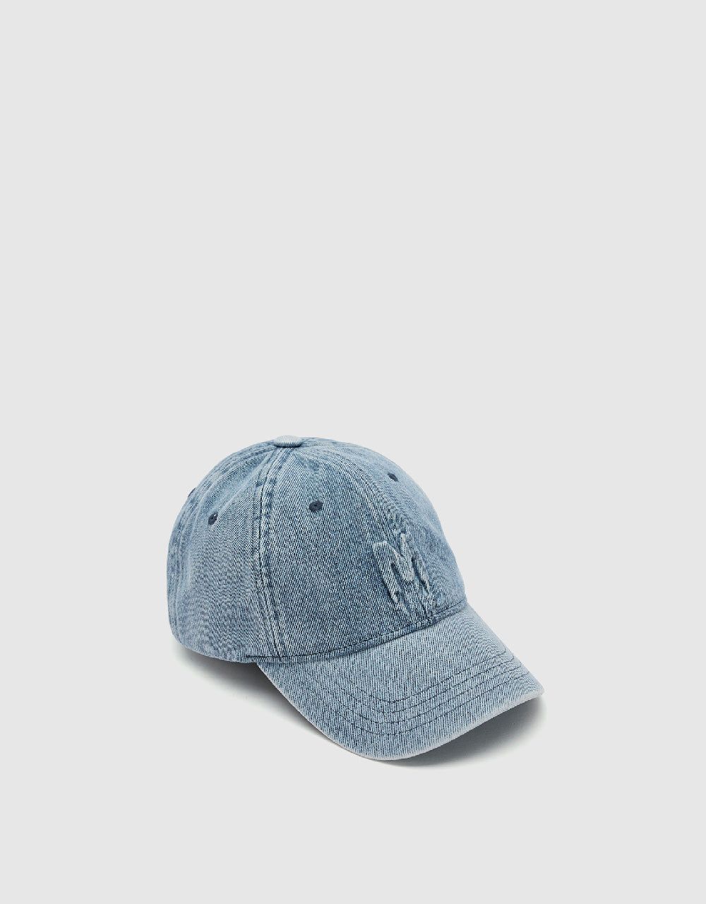 Letter Embossed Denim Baseball Cap sold by Urban Revivo product image thumbnail 2
