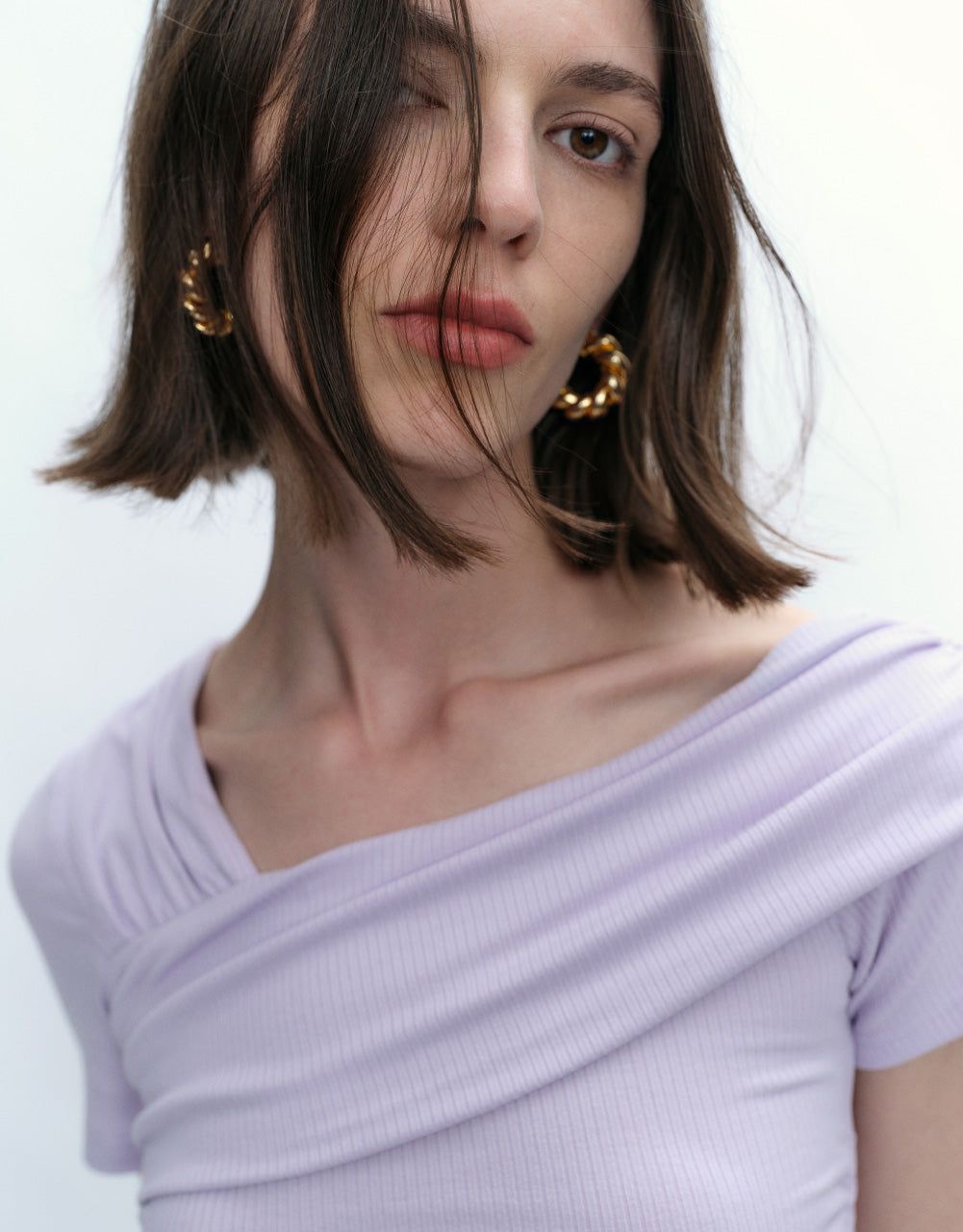 One Shoulder Skinny T-Shirt sold by Urban Revivo product image thumbnail 5