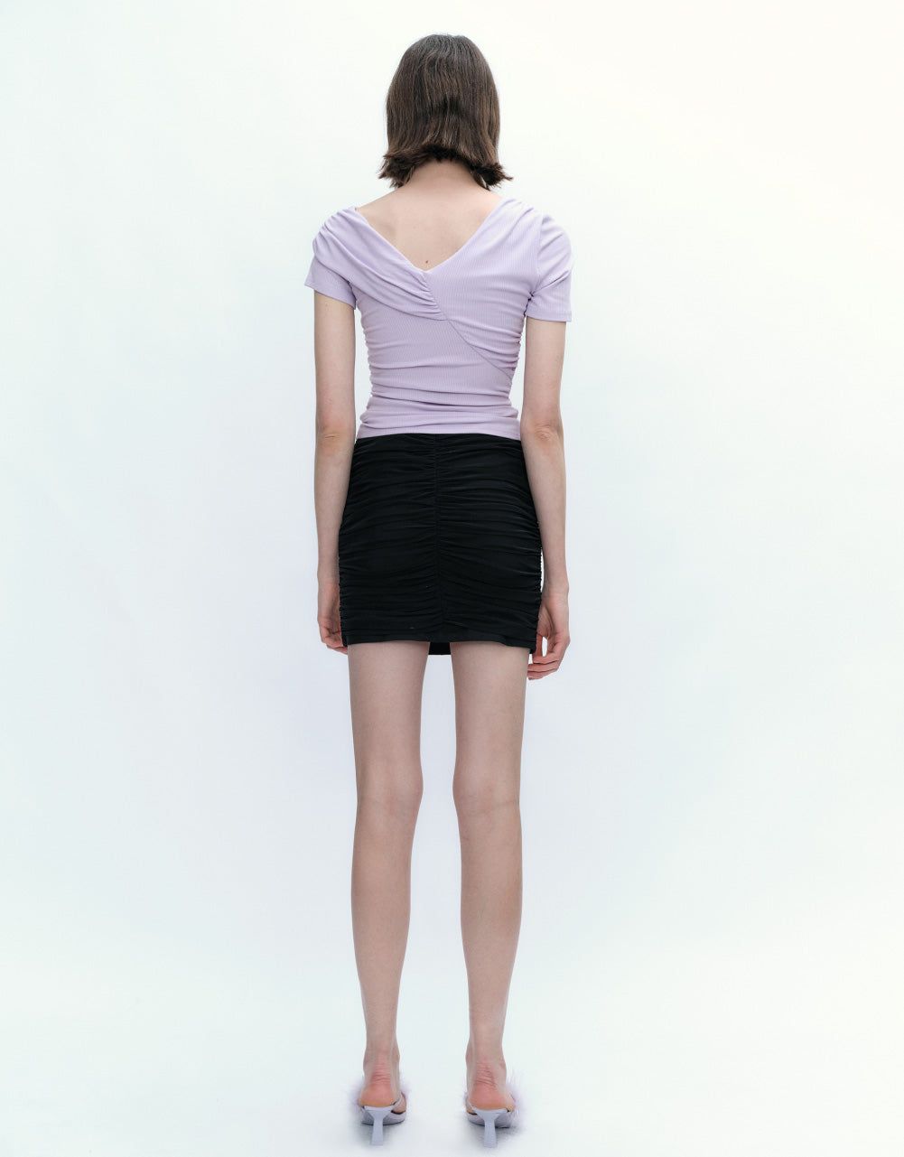 One Shoulder Skinny T-Shirt sold by Urban Revivo product image thumbnail 4