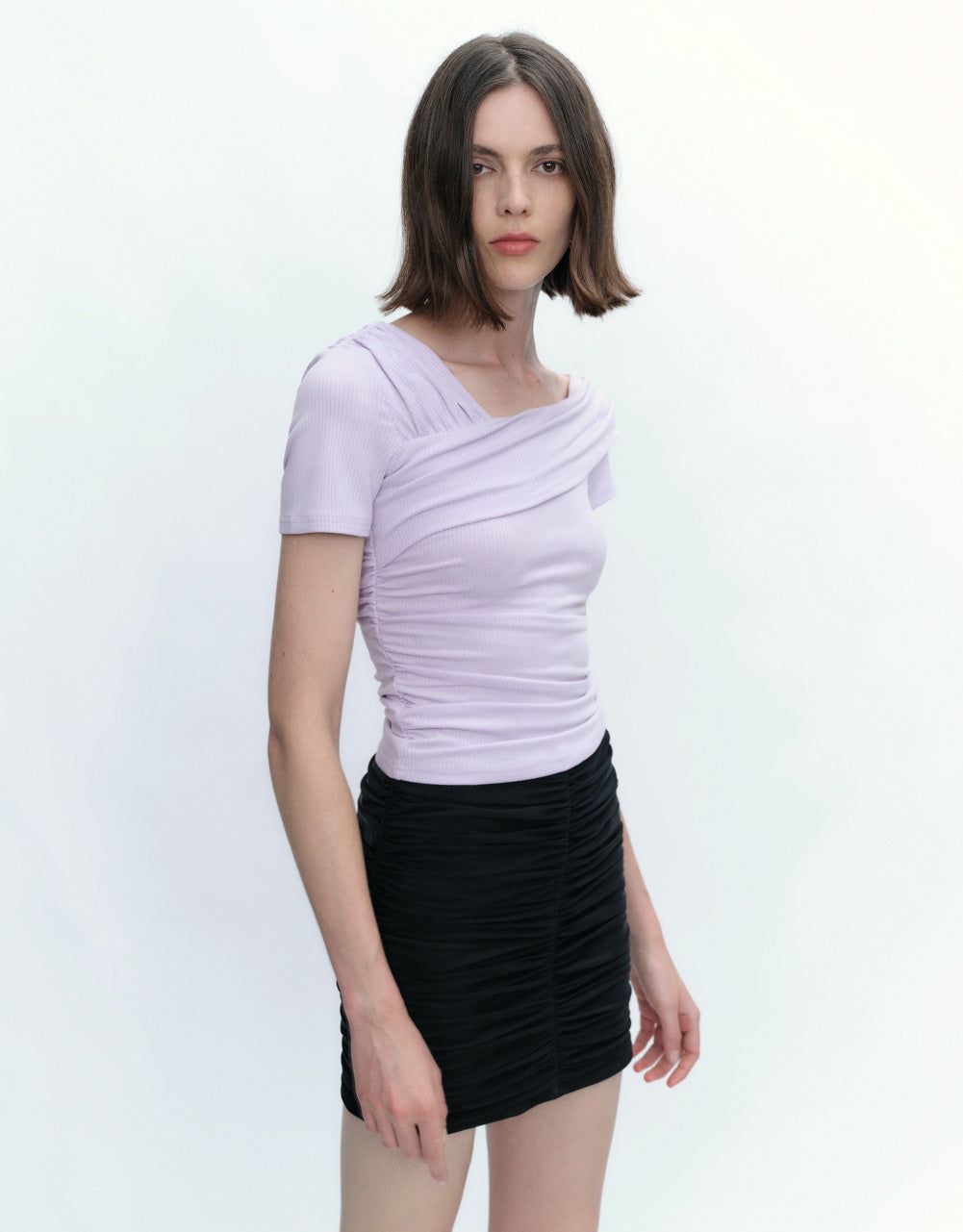 One Shoulder Skinny T-Shirt sold by Urban Revivo product image thumbnail 3