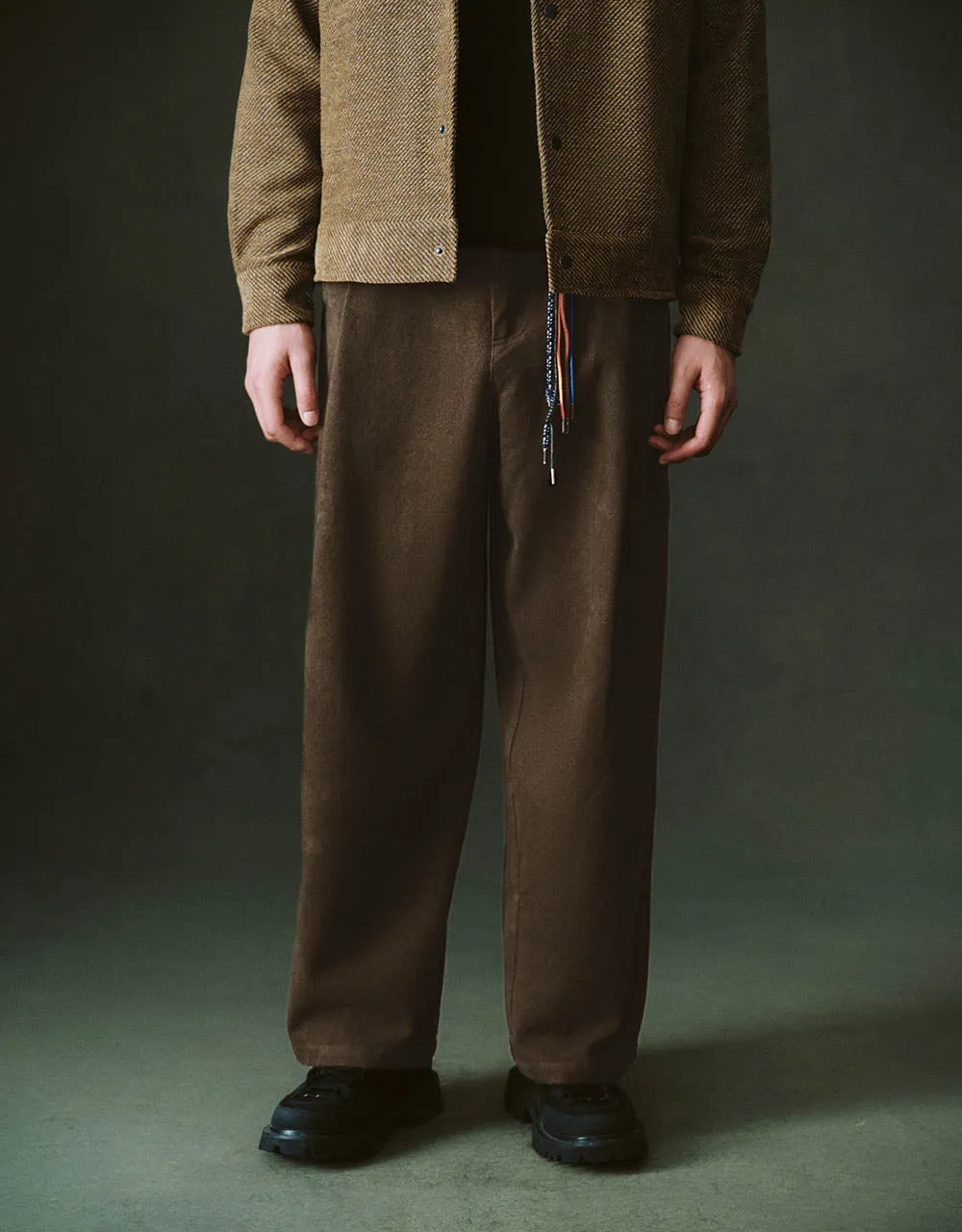 Wide-Leg Pants With Rope sold by Urban Revivo product image thumbnail 2