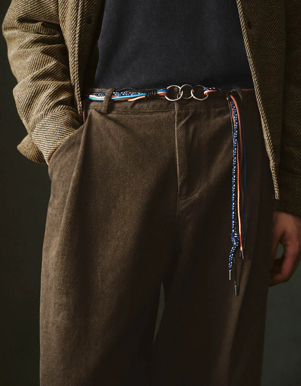 Wide-Leg Pants With Rope sold by Urban Revivo product image thumbnail 5