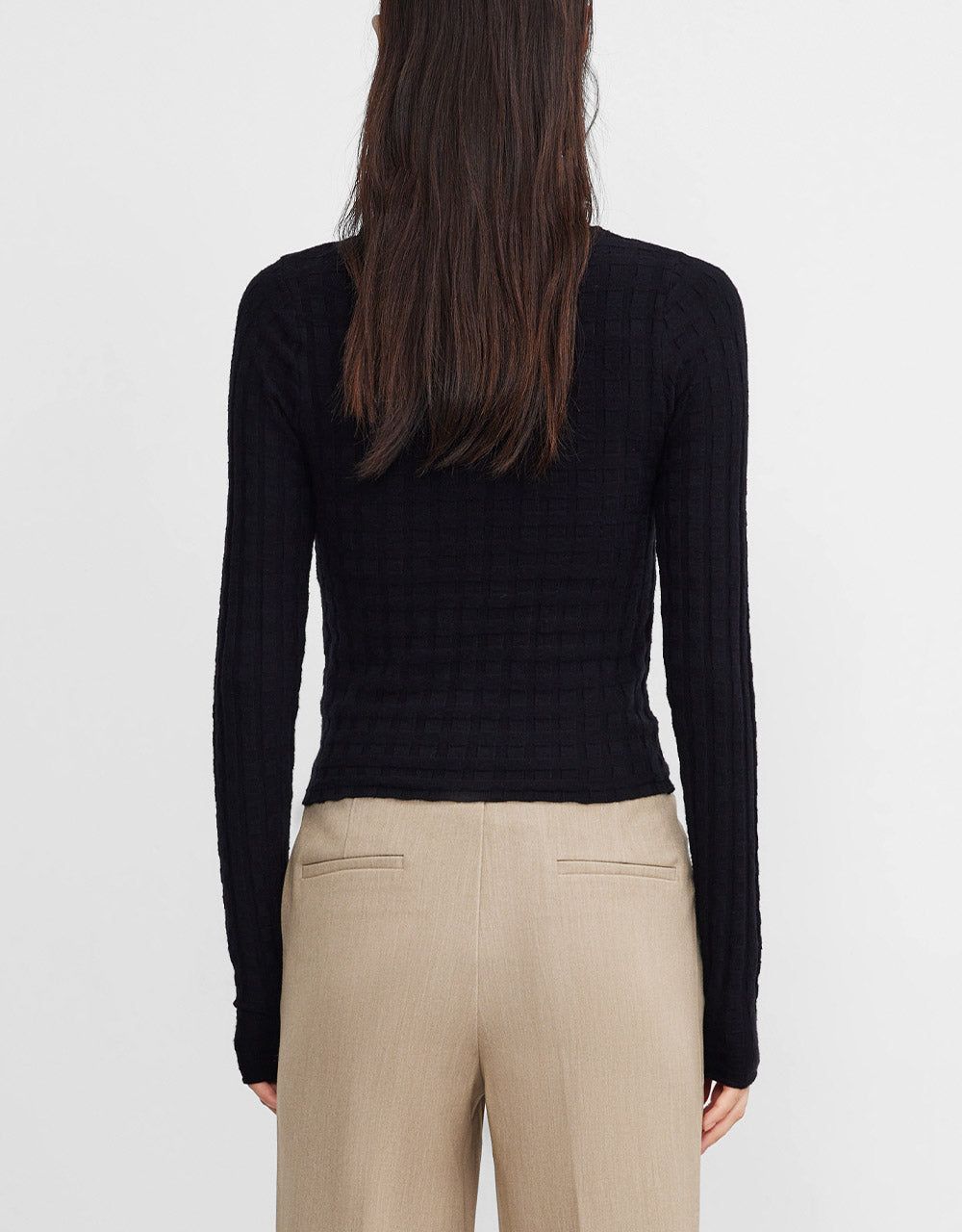 Textured Turtle Neck Tee sold by Urban Revivo product image thumbnail 5