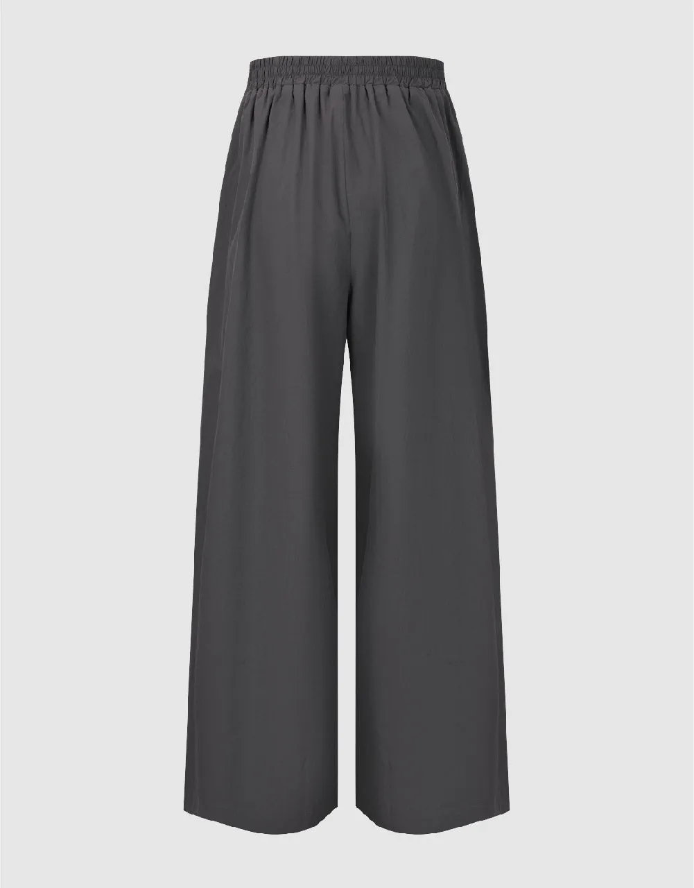 Elastic Waist Wide-Leg Pants sold by Urban Revivo product image thumbnail 3