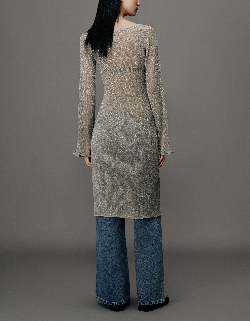 Crew Neck Knitted Dress sold by Urban Revivo product image thumbnail 4