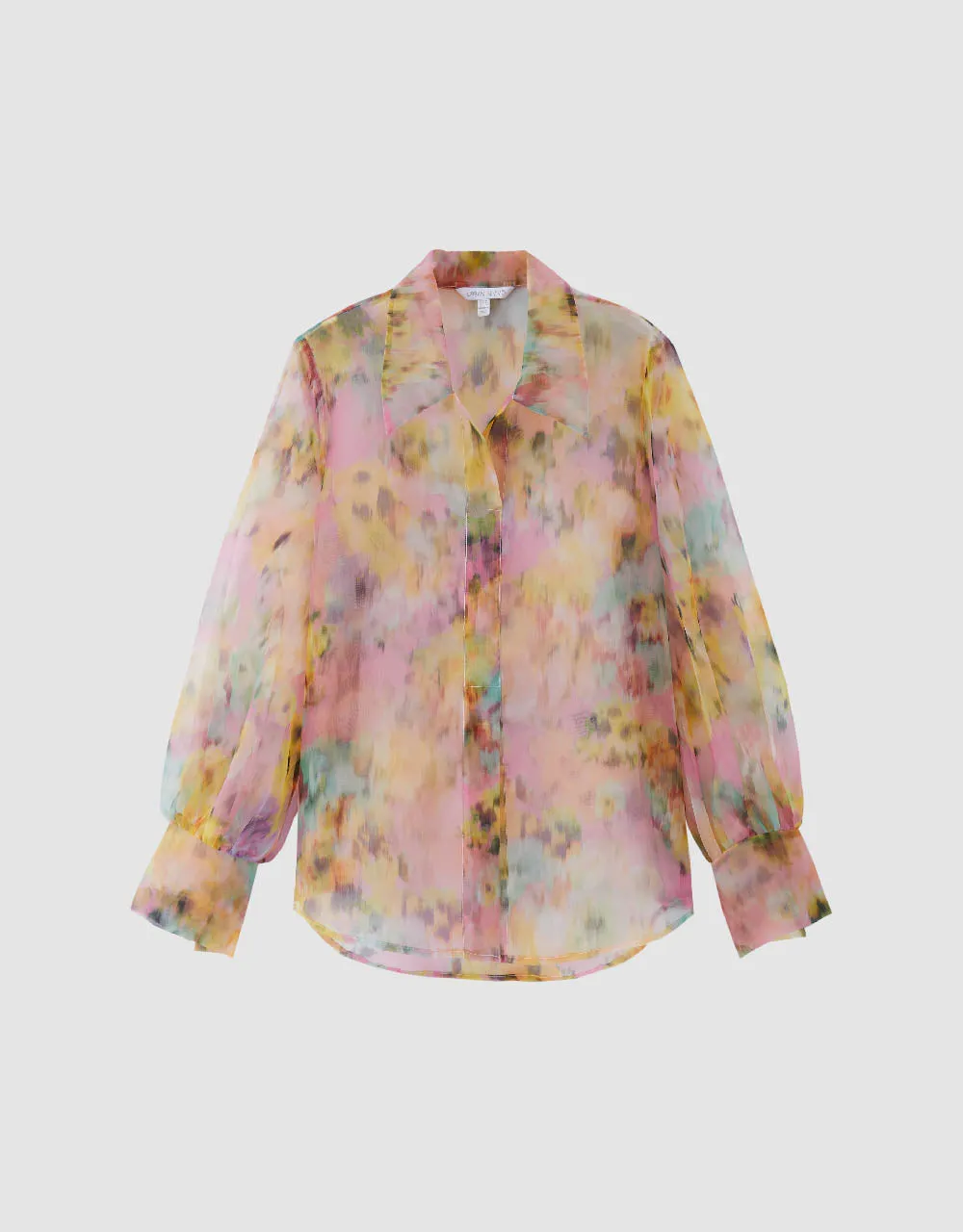 Flowers Printed Sheer Overhead Shirt sold by Urban Revivo product image thumbnail 2