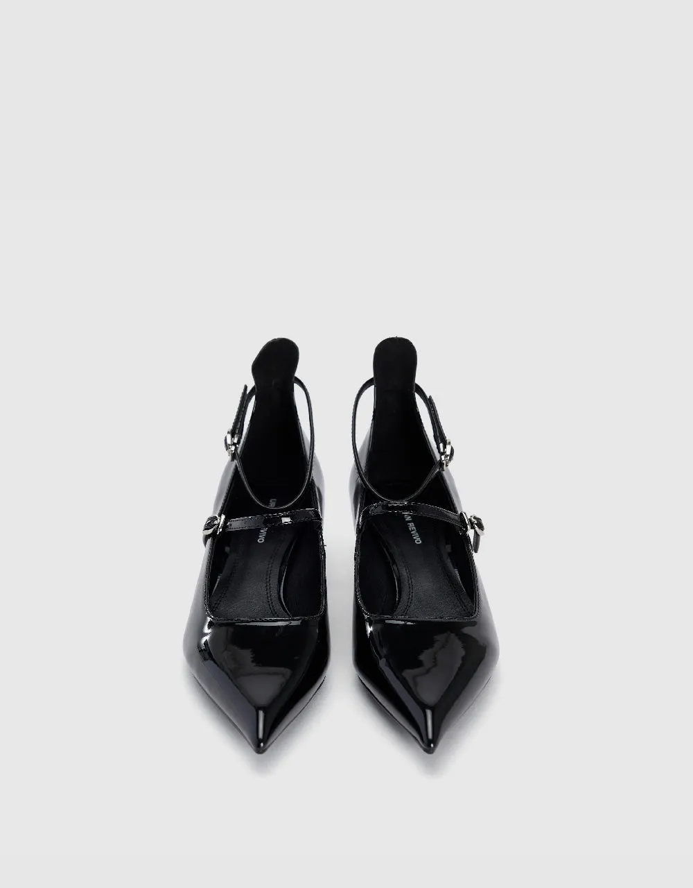 Point Toe Vegan Leather Heeled Pumps sold by Urban Revivo product image thumbnail 4