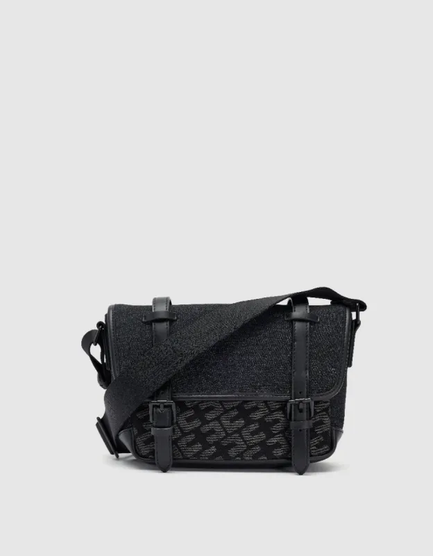 Double Buckled Crossbody Bag sold by Urban Revivo