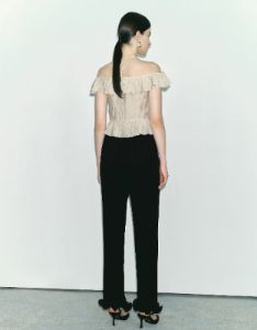 Ruffle Off-Shoulder Blouse sold by Urban Revivo