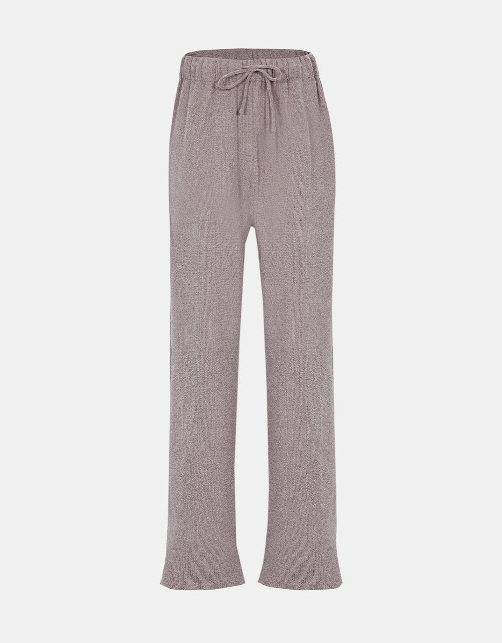 Drawstring Straight Leg Knit Pants sold by Urban Revivo