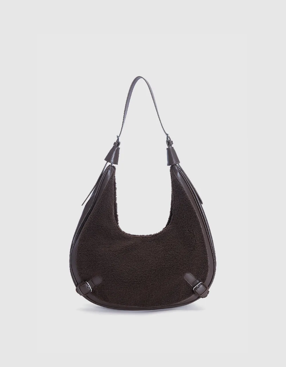 Furry Vegan Leather Shoulder Bag sold by Urban Revivo