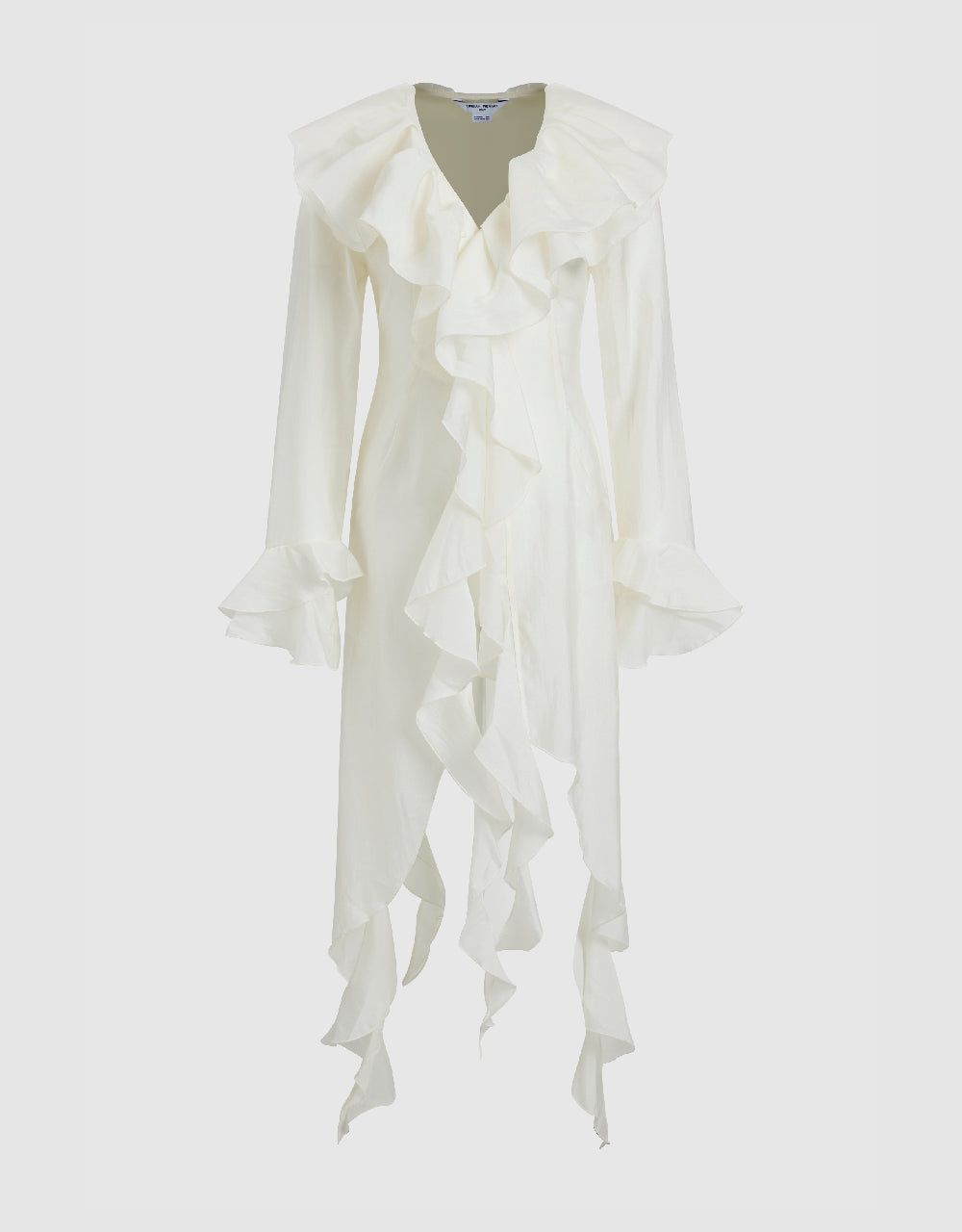 Ruffle Lapel Shirt sold by Urban Revivo