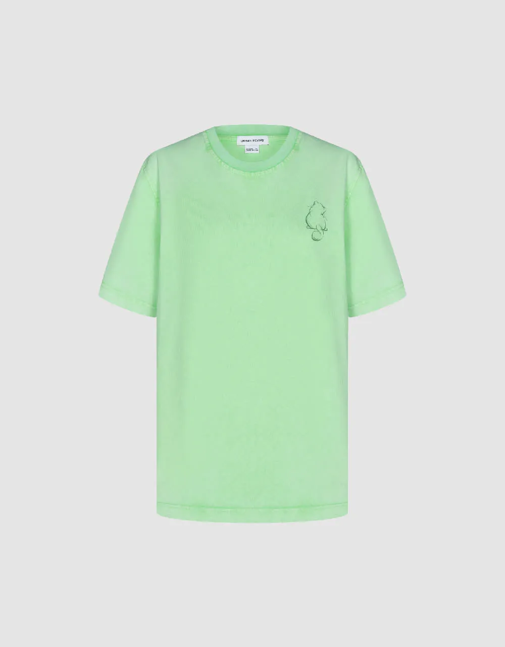 Crew Neck Loose T-Shirt sold by Urban Revivo product image thumbnail 2