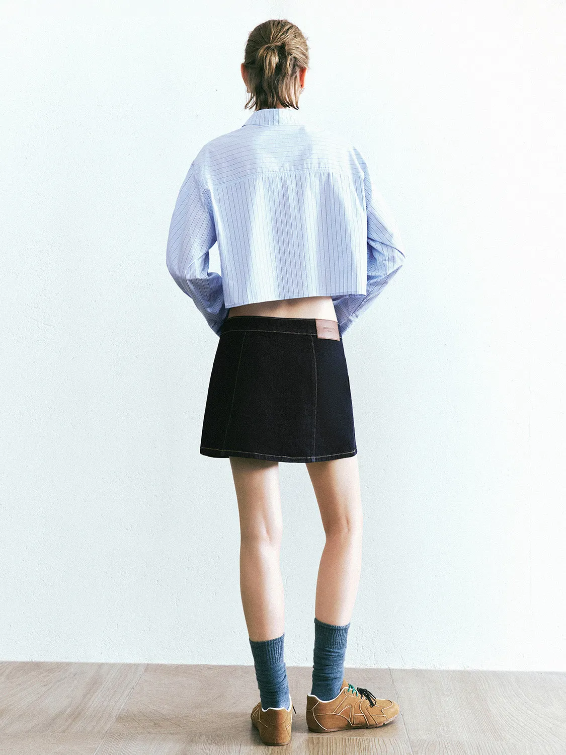 Mini Denim Skirt sold by Urban Revivo product image thumbnail 4