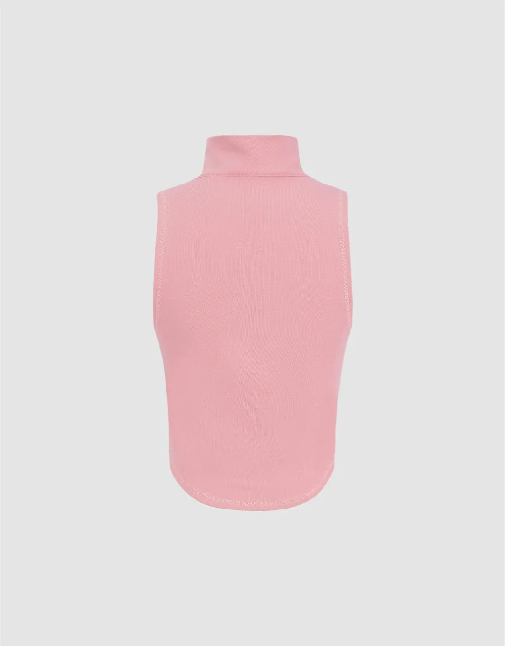 Zip Half Placket Tank Top sold by Urban Revivo product image thumbnail 2