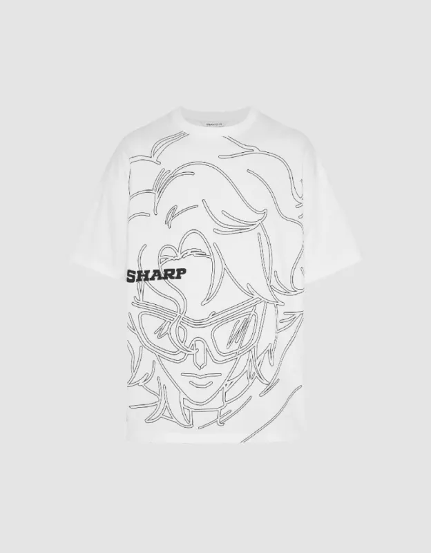 Printed Crew Neck T-Shirt sold by Urban Revivo