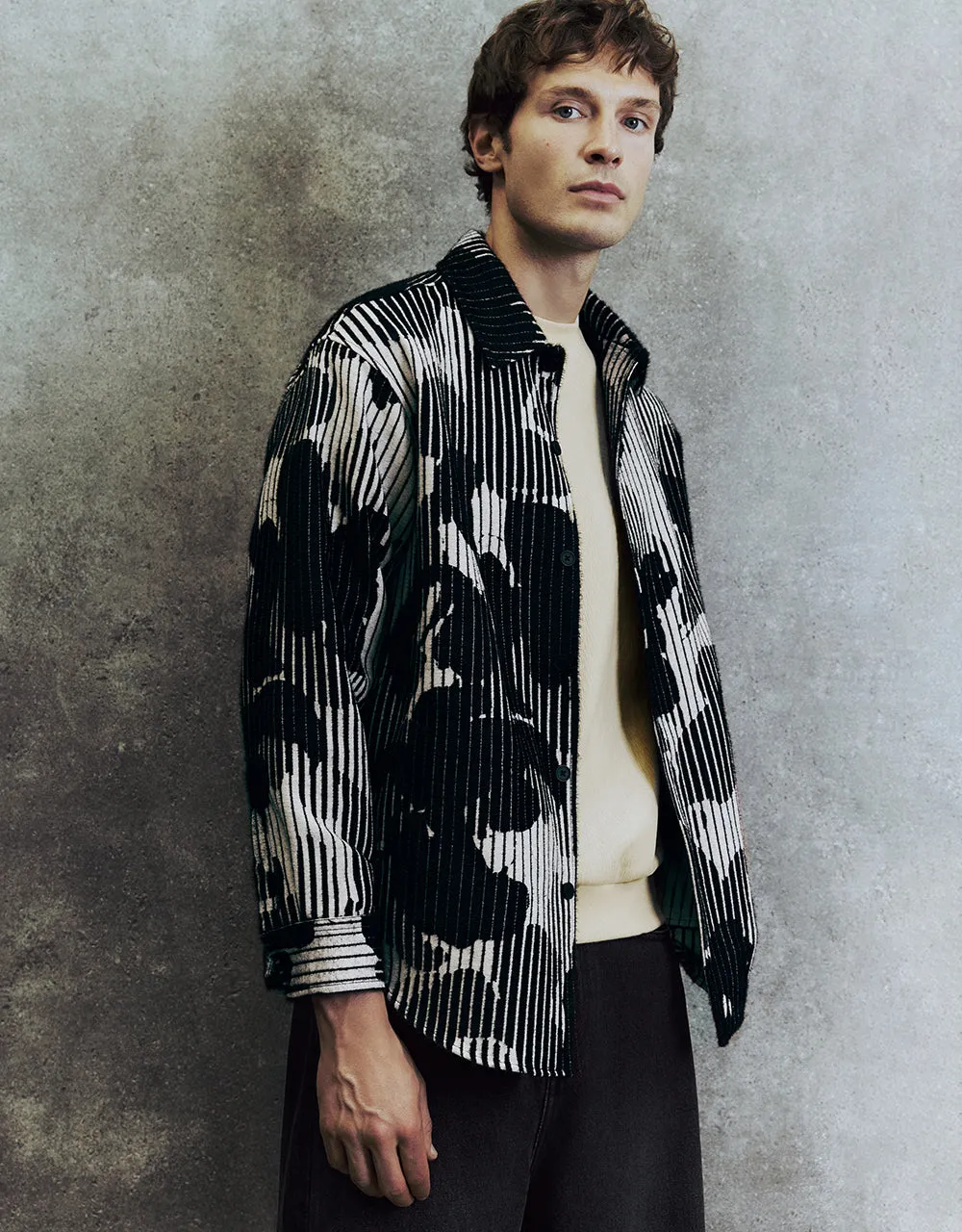 Printed Straight Jacket sold by Urban Revivo