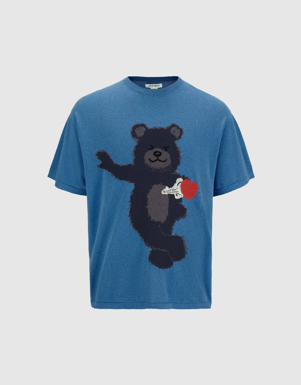 Bear Printed Knitted T-Shirt sold by Urban Revivo product image thumbnail 2