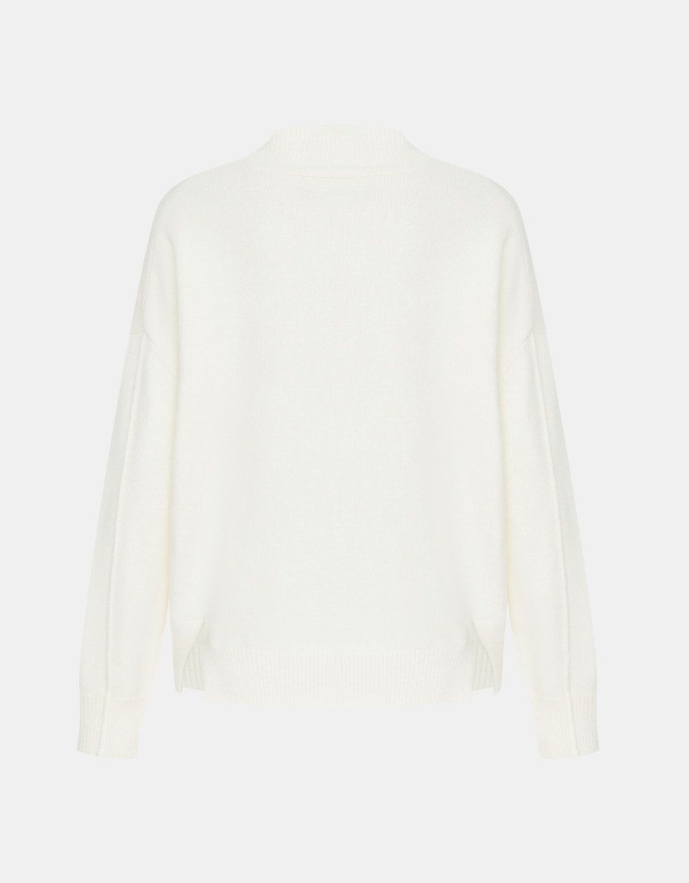 Plain Turtle Neck Drop Shoulder Sweater sold by Urban Revivo product image thumbnail 5