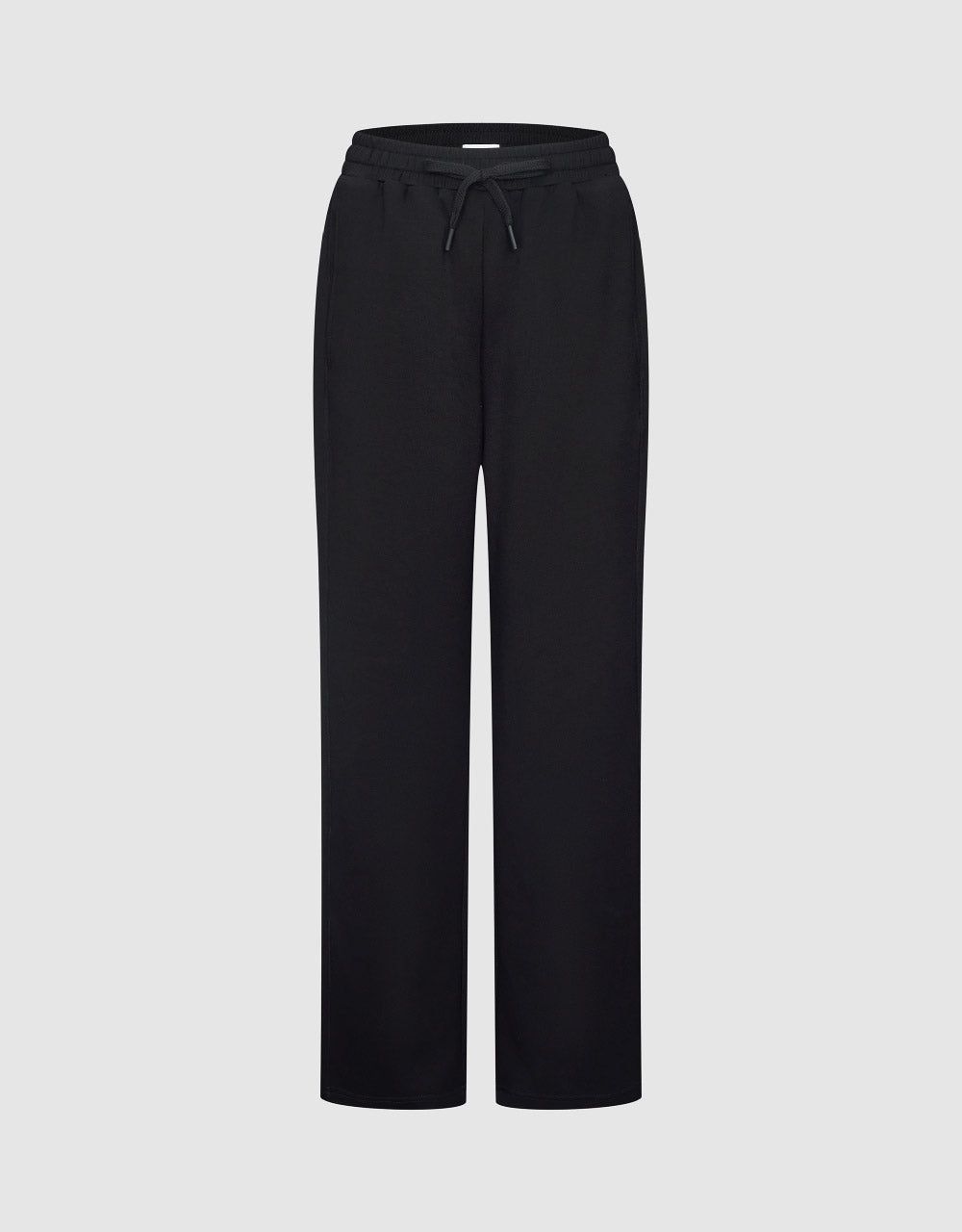 Drawstring Waist Knitted Straight Pants sold by Urban Revivo